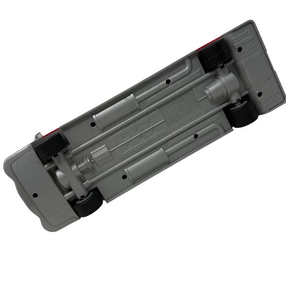 Chevron Cars Fuller Fire Truck No.42 Red Ladder Toy Vehicle Y2K Collectible - Picture 9 of 10